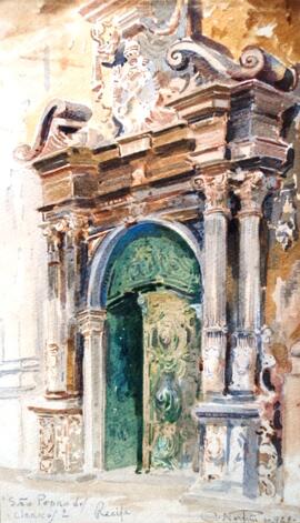Porta principal da igreja de São Pedro dos Clérigos