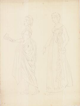 Trajes femininos: séc. XVIII