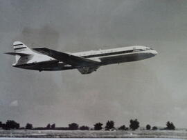 Fotografia de aeronave Caravelle 6-R da Panair do Brasil S. A