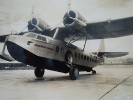 Fotografia de hidroavião SIKORSKY S-43 PP-PAW da Panair do Brasil S.A