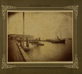 Vista lateral do trapiche “15 de Novembro” e Armazéns n° 11 e 12