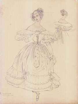 Traje romântico, 1830: séc.XIX