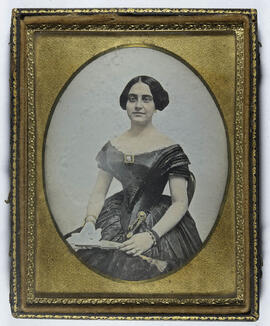 [Retrato de D. Maria Pertence (?): enteada do Maestro Francisco Manoel da Silva]