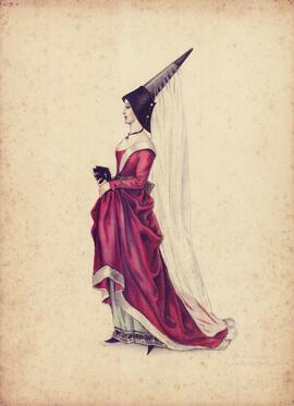 Dama da corte de René d’Anjou, séc. XV